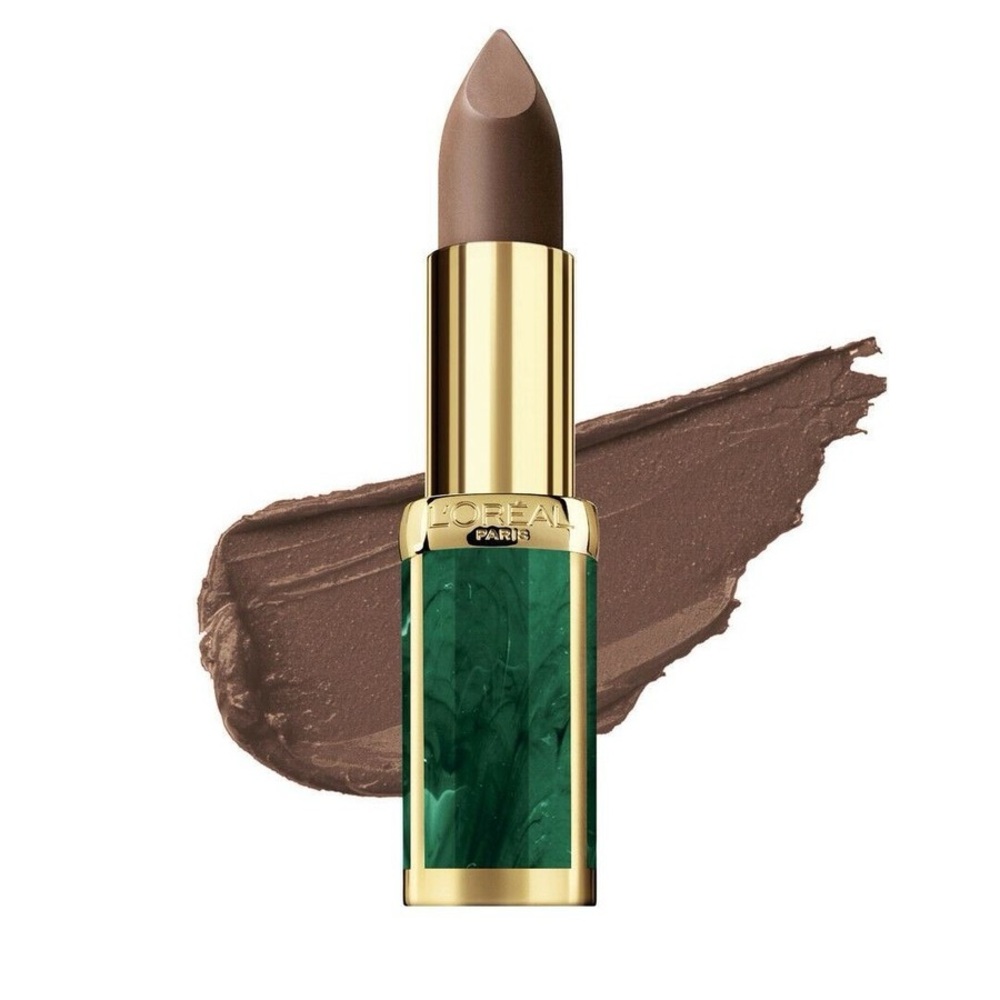 L'Oréal x Balmain 'Glamazone' Matte Color Riche Brown Lipstick (NWOB) - Picture 2 of 16
